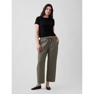 Gap NWT Mid Rise Easy Twill Pants Olive Green size Small
